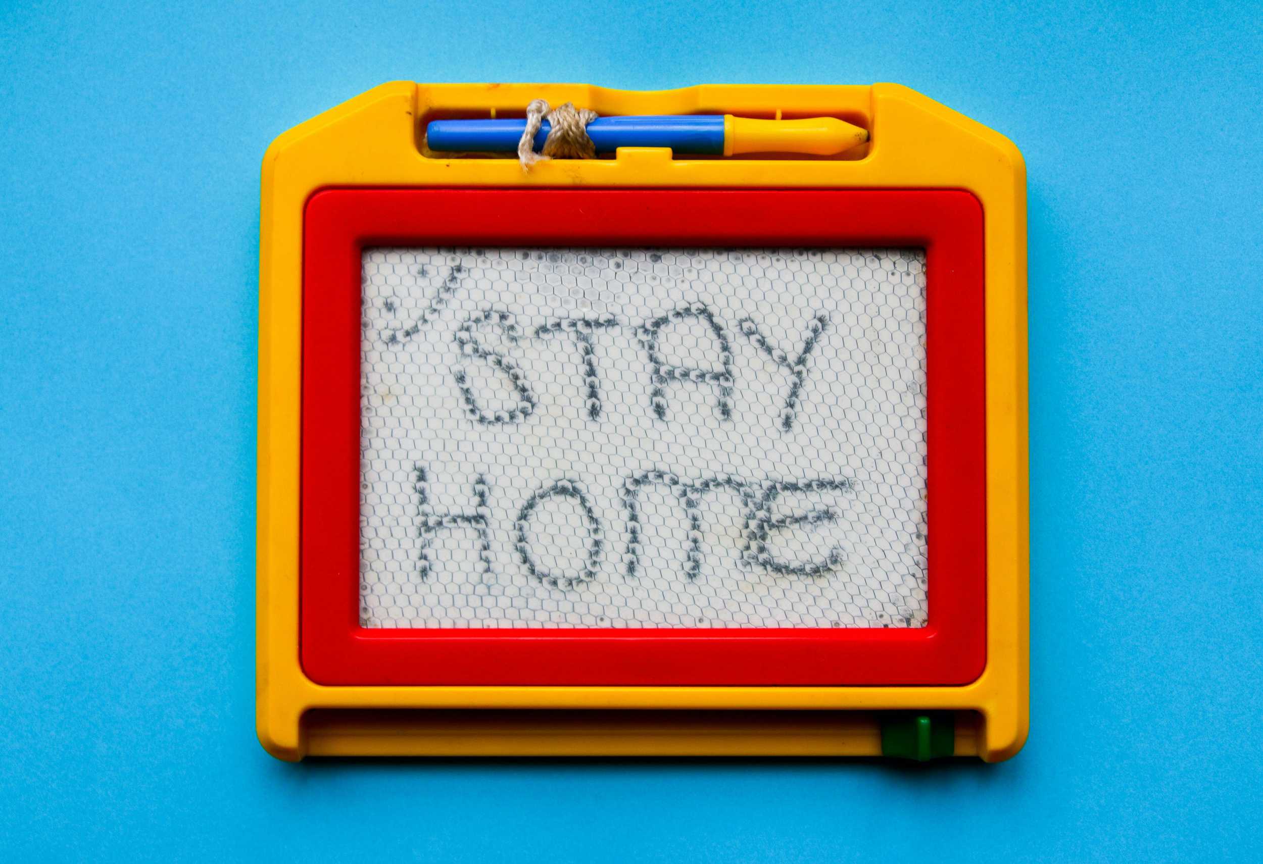 stay home sign